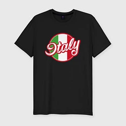 Футболка slim-fit Italy, цвет: черный