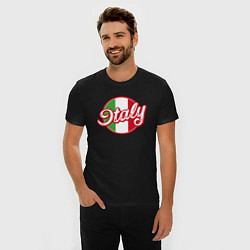 Футболка slim-fit Italy, цвет: черный — фото 2