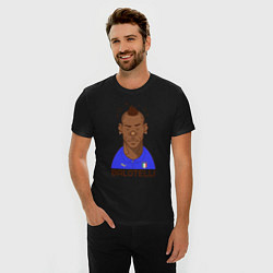 Футболка slim-fit Balotelli, цвет: черный — фото 2