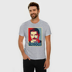 Футболка slim-fit Freddie, цвет: меланж — фото 2