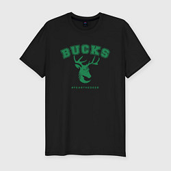 Мужская slim-футболка Bucks - Champions