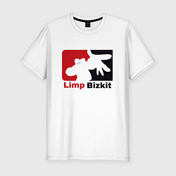Футболка slim-fit Limp Bizkit, цвет: белый