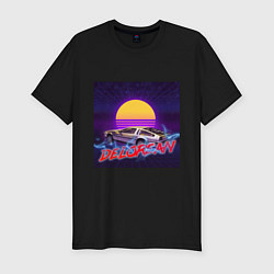 Футболка slim-fit Delorean style, цвет: черный