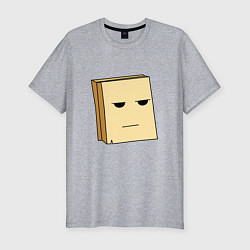 Мужская slim-футболка Бумажная доска