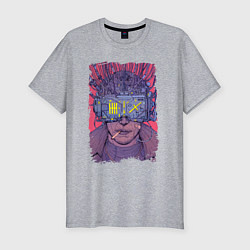 Футболка slim-fit CYBERPUNK 2077 КИБЕРПАНК Z, цвет: меланж