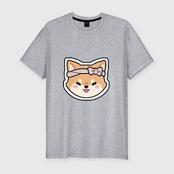 Футболка slim-fit Тарумару, цвет: меланж