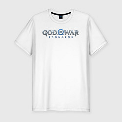 Футболка slim-fit God of War Ragnarok лого, цвет: белый