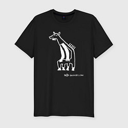Футболка slim-fit Кенгураф, цвет: черный