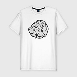 Футболка slim-fit Mystic Tiger, цвет: белый