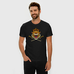 Футболка slim-fit Tiger King, цвет: черный — фото 2