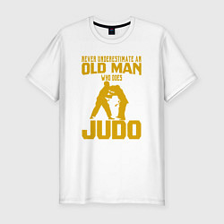 Футболка slim-fit Old Man Judo, цвет: белый