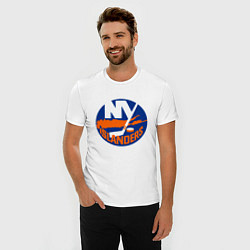 Футболка slim-fit NY ISLANDERS, цвет: белый — фото 2