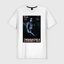 Футболка slim-fit Terminator JD, цвет: белый