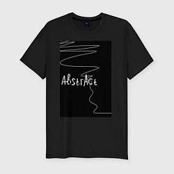 Футболка slim-fit Abstract style, цвет: черный