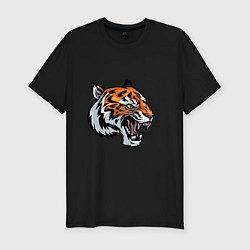Мужская slim-футболка Face Tiger