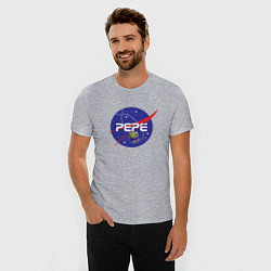 Футболка slim-fit Pepe Pepe space Nasa, цвет: меланж — фото 2