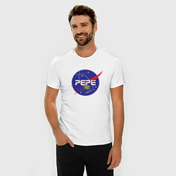 Футболка slim-fit Pepe Pepe space Nasa, цвет: белый — фото 2