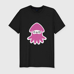 Футболка slim-fit Squid Pink, цвет: черный