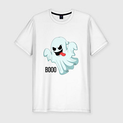 Футболка slim-fit !Ghost!, цвет: белый