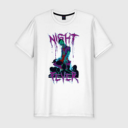Мужская slim-футболка Night Fever