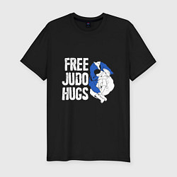 Футболка slim-fit Judo Hugs, цвет: черный