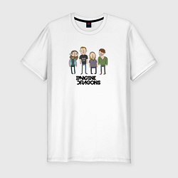 Мужская slim-футболка Imagine Dragons