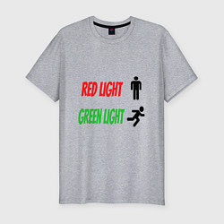 Футболка slim-fit Red, Green Light, цвет: меланж