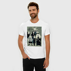 Футболка slim-fit The Addams Family I, цвет: белый — фото 2