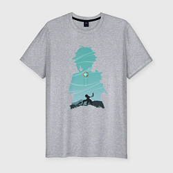 Футболка slim-fit Xiao Сяо, цвет: меланж