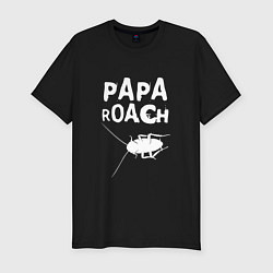 Футболка slim-fit Papa roach Таракан, цвет: черный