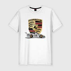 Футболка slim-fit Porsche Motorsport, цвет: белый