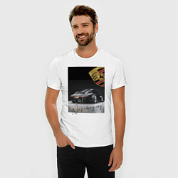 Футболка slim-fit Porsche - да ни за что, блин!, цвет: белый — фото 2