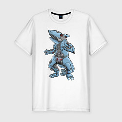 Футболка slim-fit Cyber - Shark 2022, цвет: белый