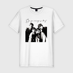 Футболка slim-fit А вы узнали, кто это?, цвет: белый