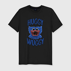 Футболка slim-fit HUGGY WUGGY ХАГГИ ВАГГИ, цвет: черный