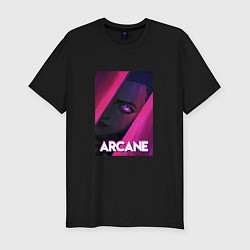 Футболка slim-fit Arcane Neon, цвет: черный