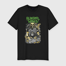 Мужская slim-футболка Municipal Waste - crossover thrash style!