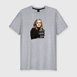 Футболка slim-fit Adele Laurie, цвет: меланж