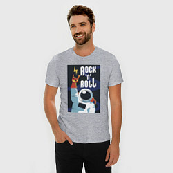 Футболка slim-fit Space Rocknroll, цвет: меланж — фото 2