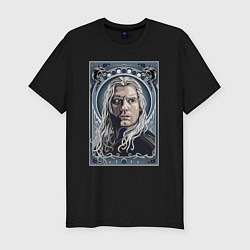 Мужская slim-футболка ВЕДЬМАК НЕТФЛИКС