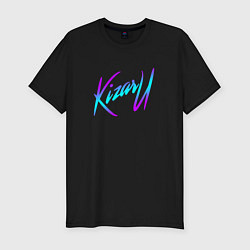 Футболка slim-fit КИЗАРУ НЕОН ЛОГО KIZARU NEON LOGO, цвет: черный