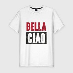 Футболка slim-fit Bella Ciao - Money Heist, цвет: белый