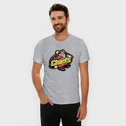Футболка slim-fit Peoria Chiefs - baseball team, цвет: меланж — фото 2