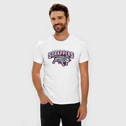 Футболка slim-fit Mahoning Valley Scrappers, цвет: белый — фото 2