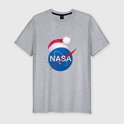 Футболка slim-fit NASA NEW YEAR 2022, цвет: меланж