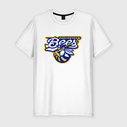 Футболка slim-fit Burlington Bees - baseball team, цвет: белый