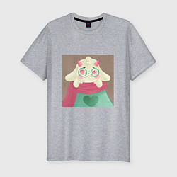 Футболка slim-fit Deltarune Cute, цвет: меланж