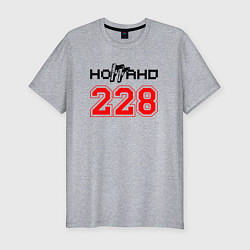 Мужская slim-футболка Ноггано 228 Рэп
