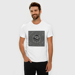 Футболка slim-fit Demon stamp, цвет: белый — фото 2