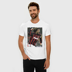 Футболка slim-fit Paolo Cesare Maldini - Milan, цвет: белый — фото 2